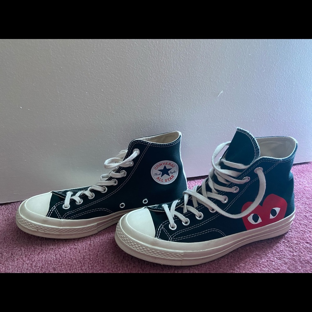 Comme des gracons hightop converse colab